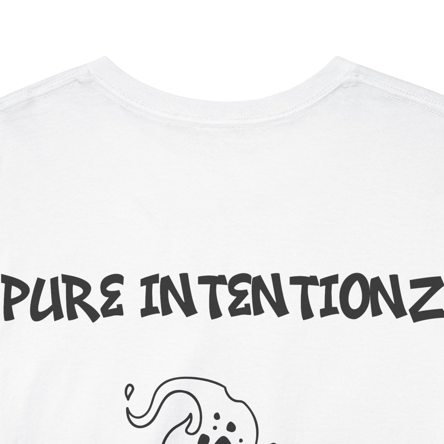 Pure Ambitionz "Combination Mark" White Tee-Black Mark Edition🔥