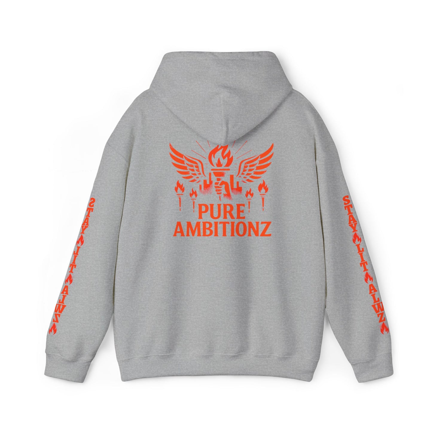 Stay Lit Alwayz™ Sport Grey Hooded Sweatshirt