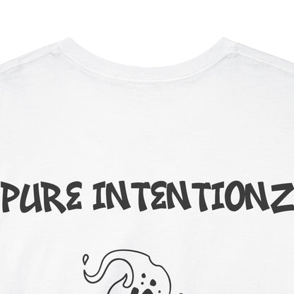 Pure Ambitionz "Combination Mark" White Tee-Black Mark Edition🔥