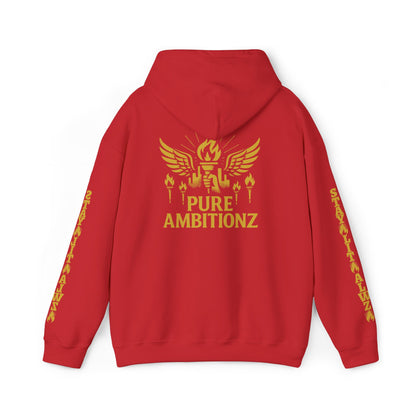 Stay Lit Alwayz™ Crimson Red Hooded Sweatshirt