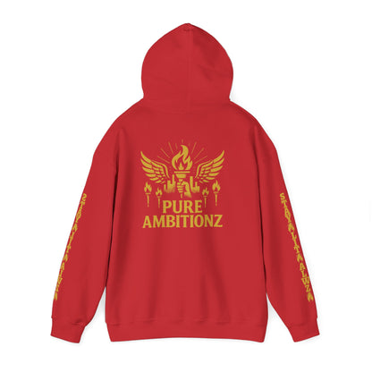 Stay Lit Alwayz™ Crimson Red Hooded Sweatshirt