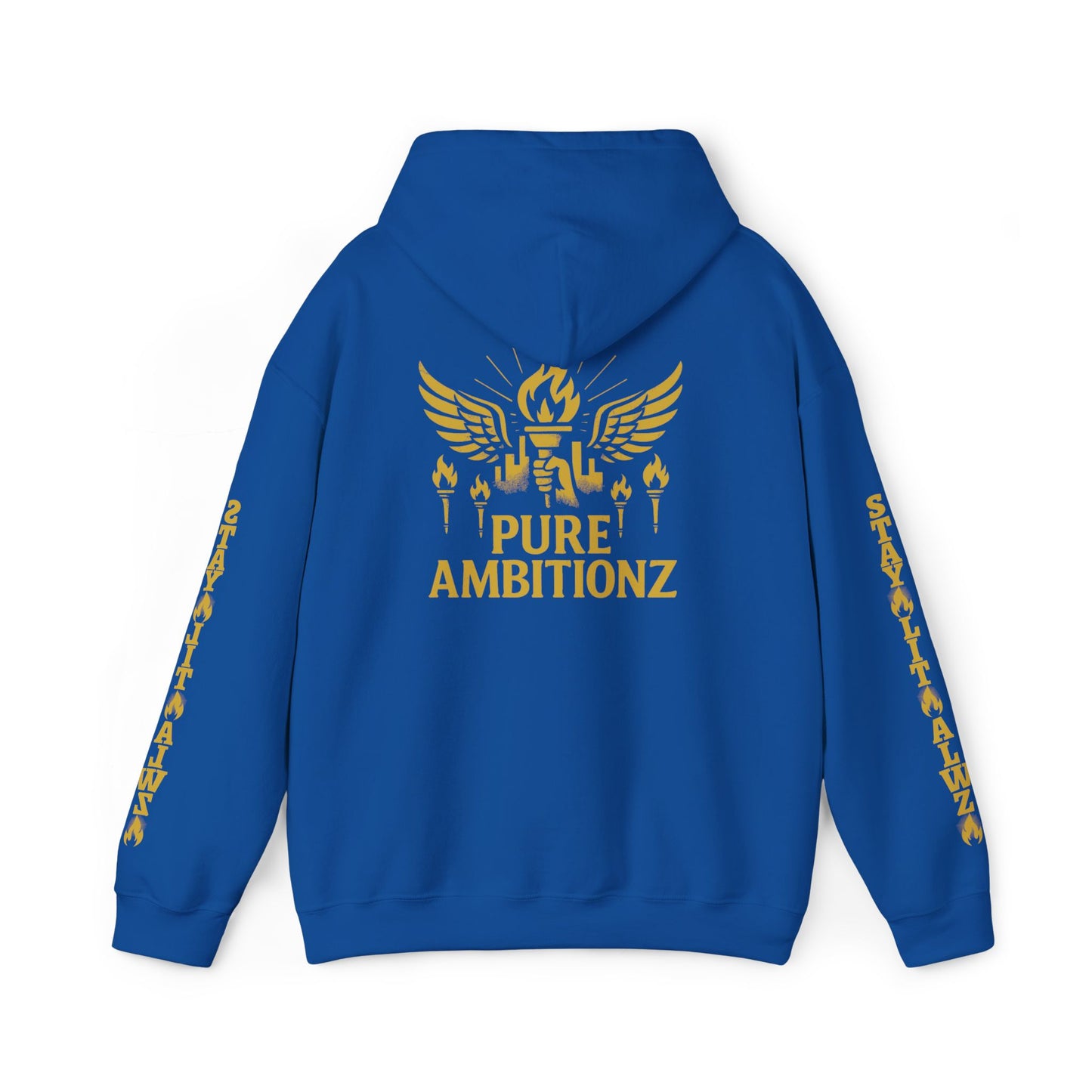 Stay Lit Alwayz™ Royal Blue Hooded Sweatshirt