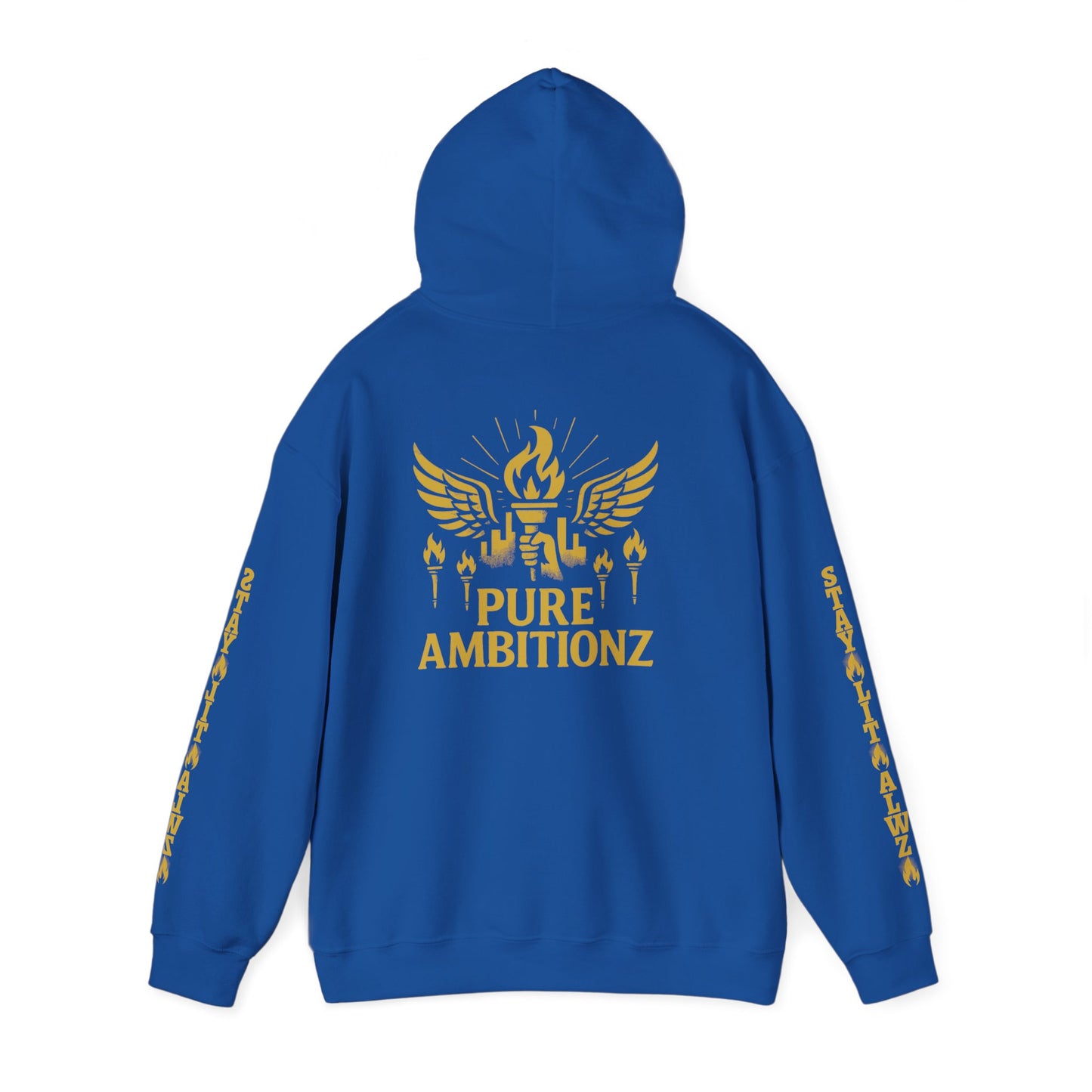 Stay Lit Alwayz™ Royal Blue Hooded Sweatshirt